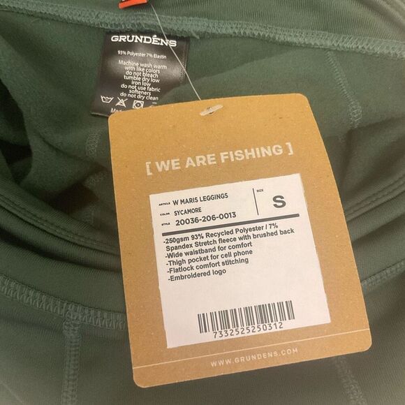 Brand New Grundens Women's Size Small Sycamore Green Maris Leggings Ankle Pants - Picture 7 of 8